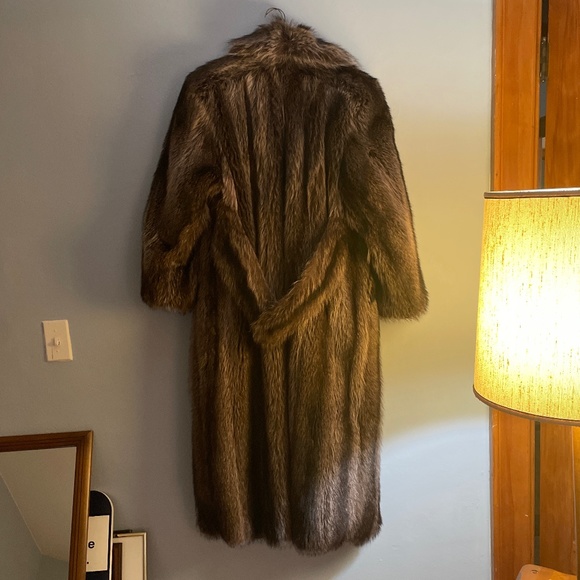 Full Length Raccoon Fur Coat - Picture 3 of 5